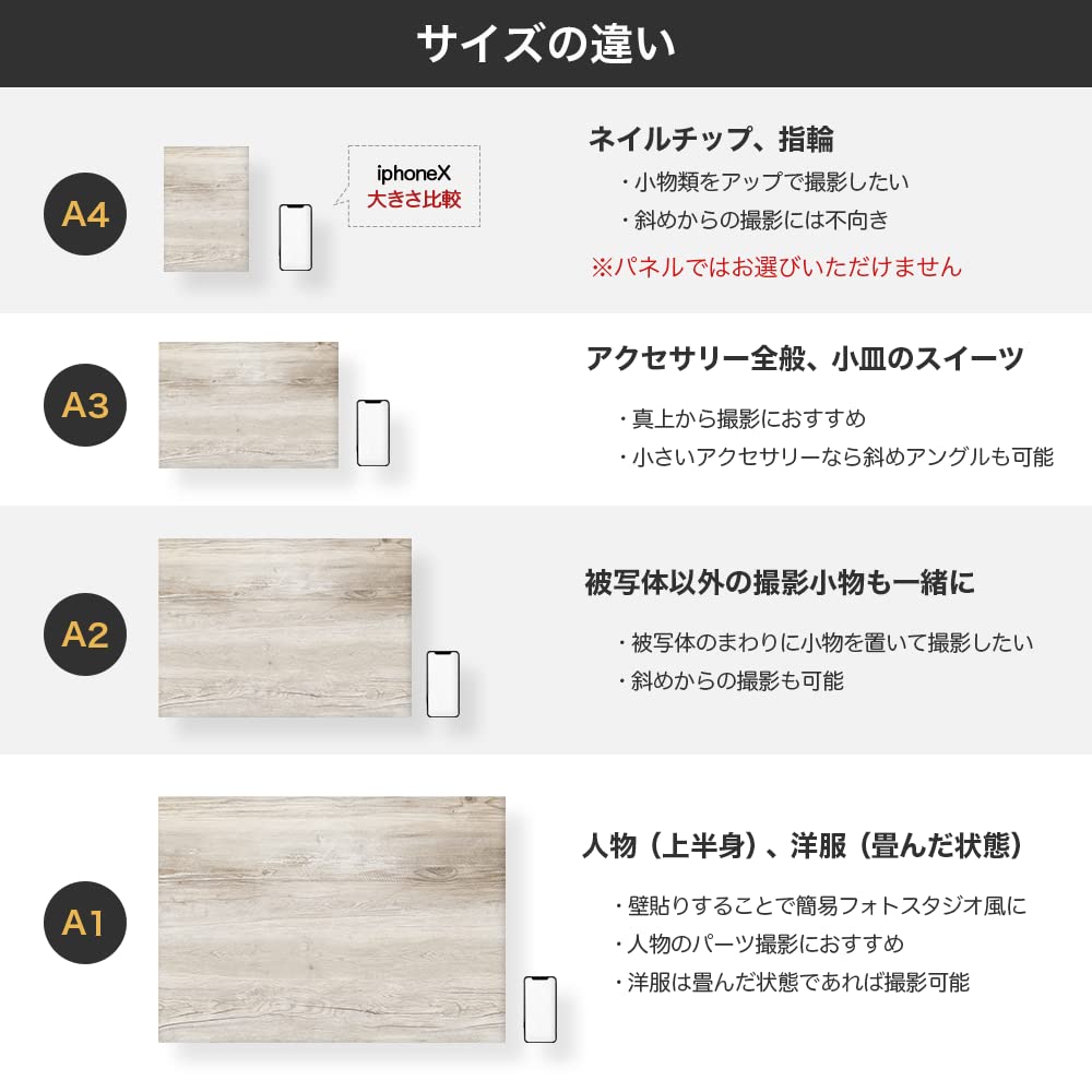 Amazon | CheeseGENIC 撮影背景パネル単品 発泡スチロールボード (1柄